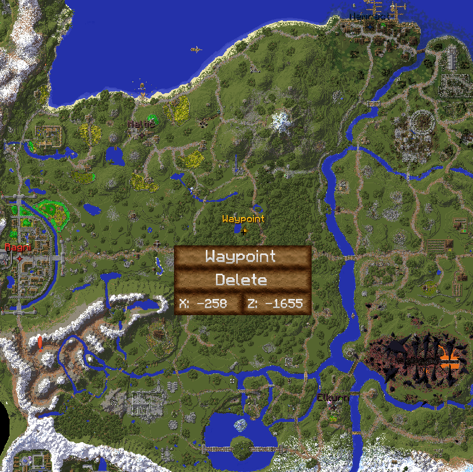 Old WynnCraft Map